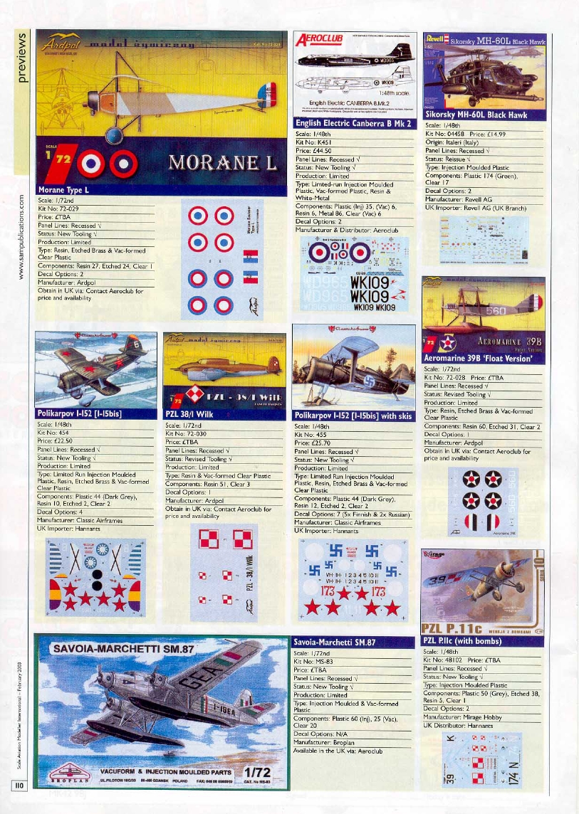 Scale Aviation Modeller International 2003-02